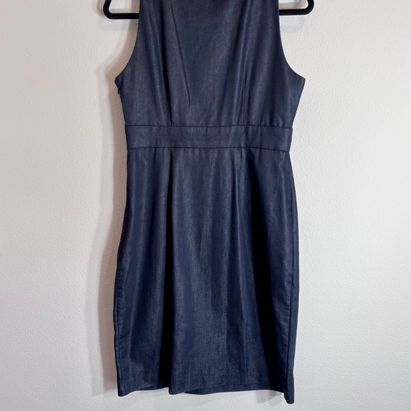 Studio 7 Sleeveless Denim Dress Sz 8 - Picture 6 of 10